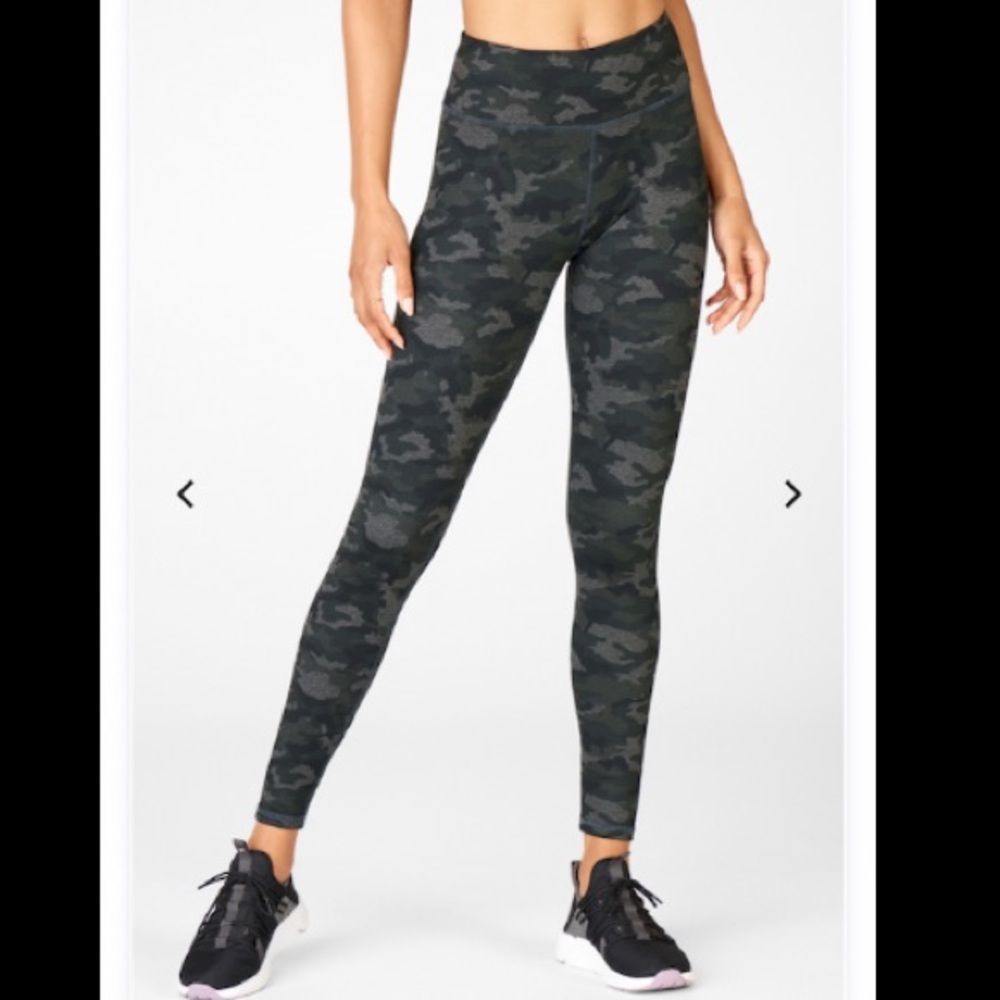 Fabletics Charcoal Camo Leggings